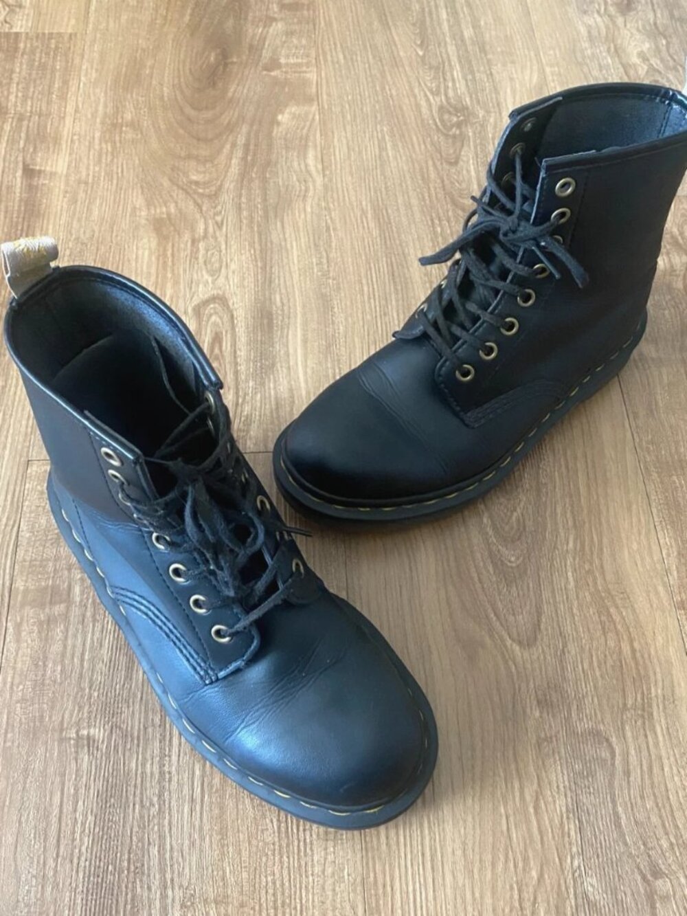 Dr Martens 1460 Brown Leather Lace Up Boots